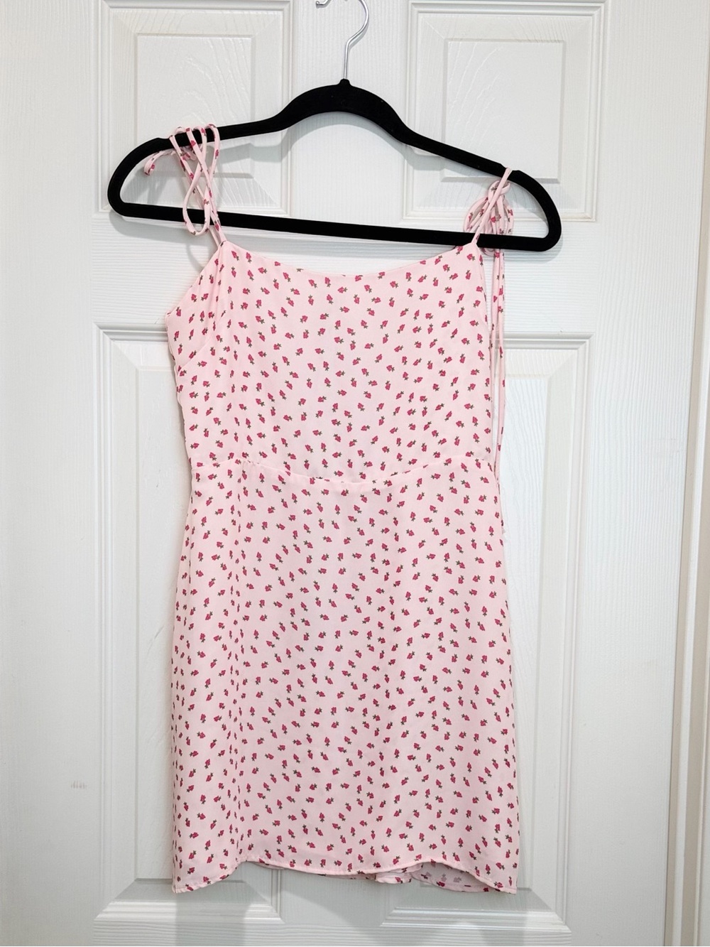 RESA Odi mini dress Tie-shoulder Sz S - Picture 2 of 7